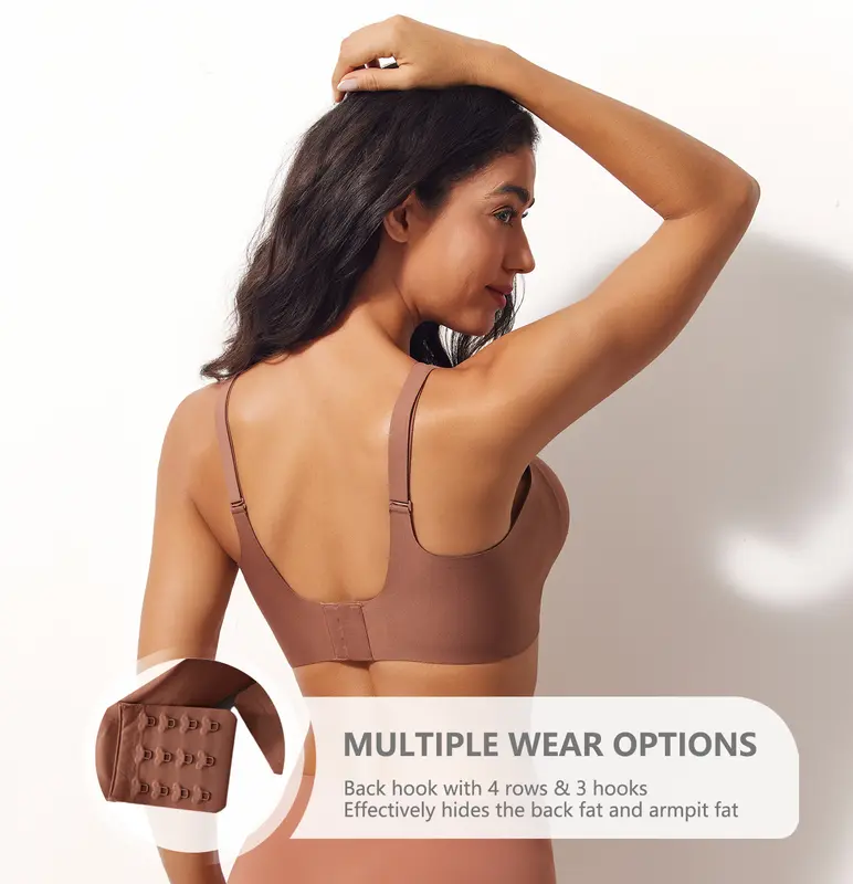 Buttery Soft Wireless Seamless Push Up Bra