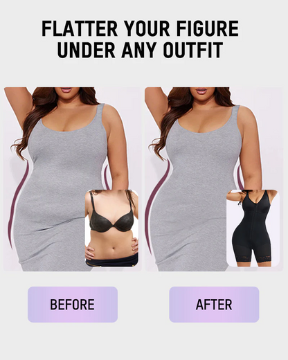 Tummy Control Butt Lifter Shaper with Zipper Crotch Fajas Colombianas
