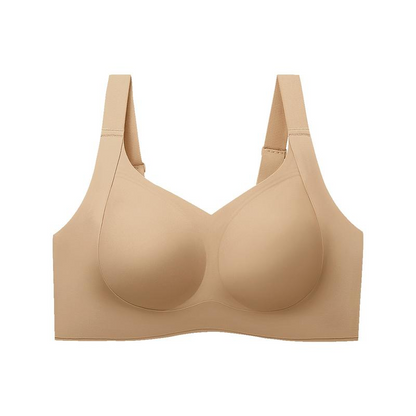 Wireless Push Up Jelly Bra V Neck Seamless Support Comfort