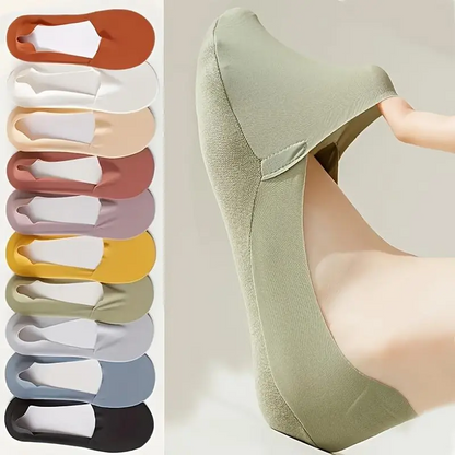 10 Pairs Women's Invisible Short Socks Comfort Breathable Non Slip
