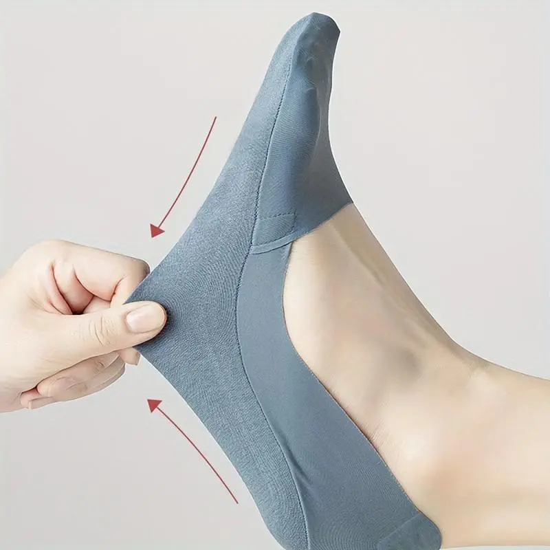 10 Pairs Women's Invisible Short Socks Comfort Breathable Non Slip