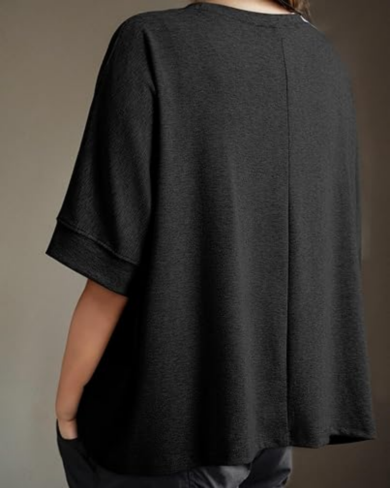 Women's Casual Oversized Tee Comfortable Soft Basic Top