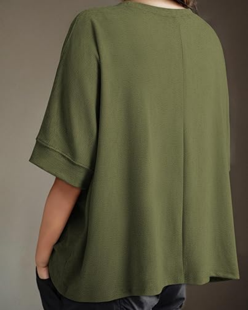Women's Casual Oversized Tee Comfortable Soft Basic Top