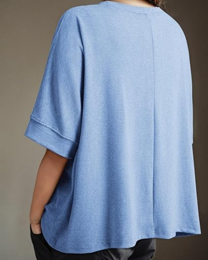 Women's Casual Oversized Tee Comfortable Soft Basic Top