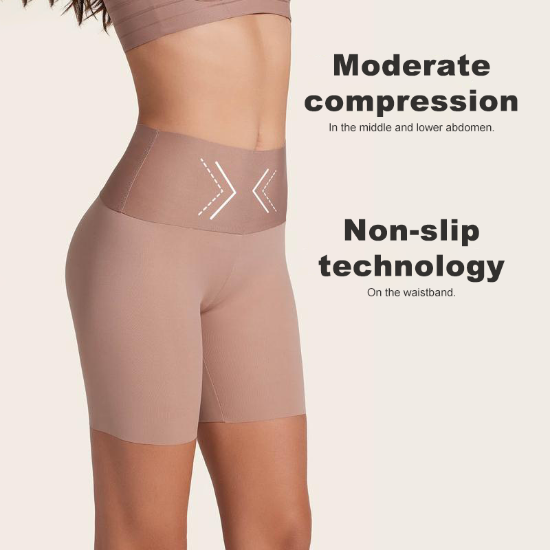 Stay-In-Place Seamless Shaper Short