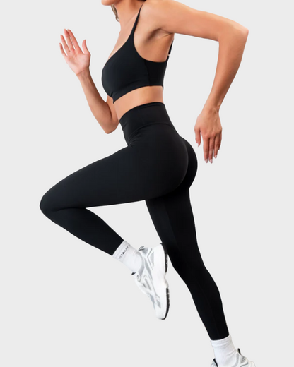 High Waisted Tummy-Control Butt Lifting Seamless Workout Leggings
