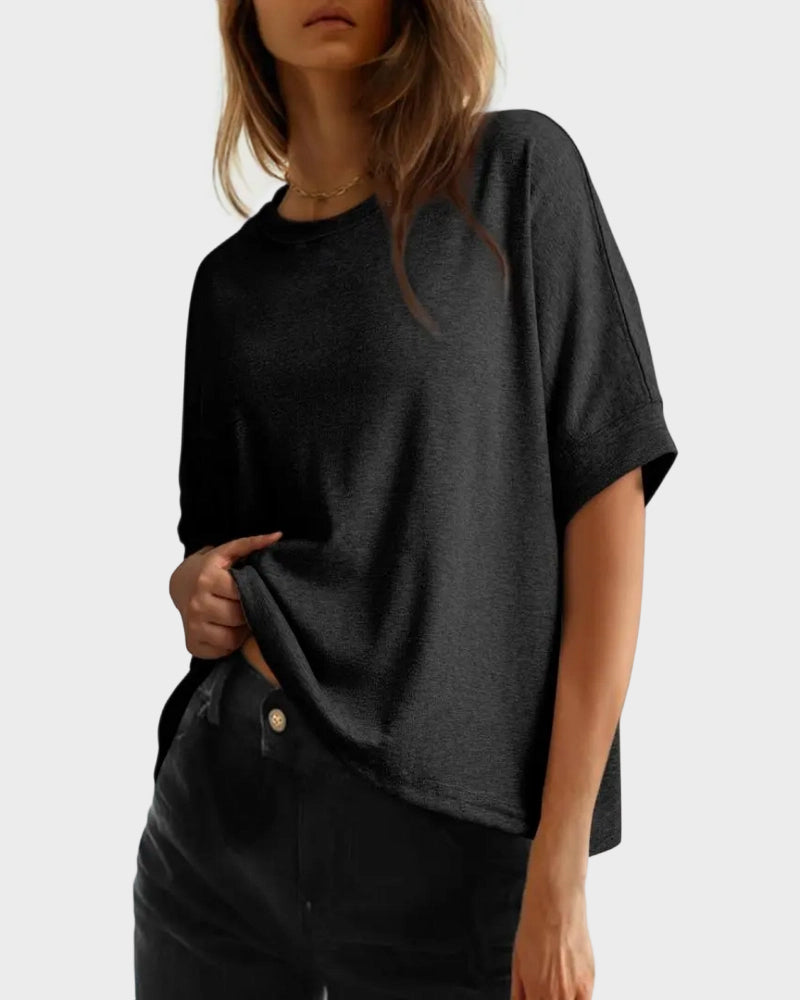 Women's Casual Oversized Tee Comfortable Soft Basic Top