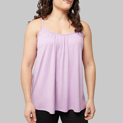 Loose-fitting Tank Top With Built-in Bra