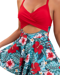 Red,floral