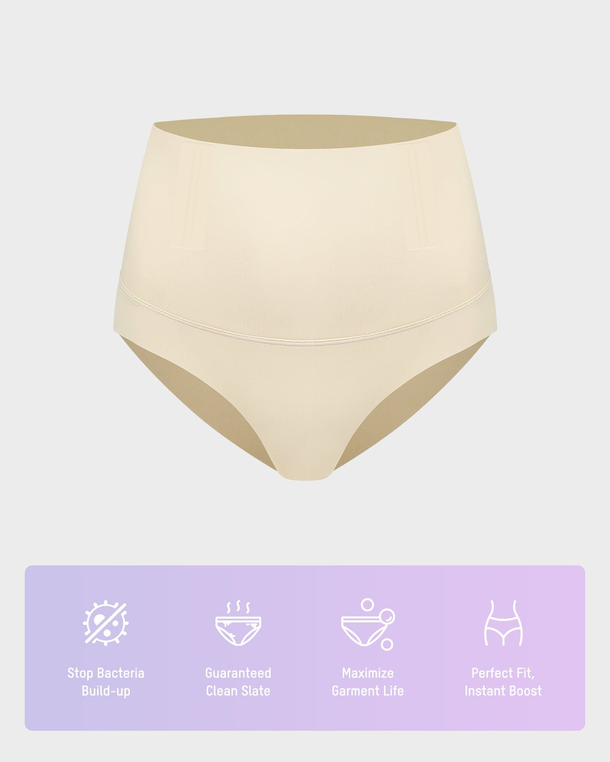 High Waist Seamless Tummy Control Panties (5 Pack)