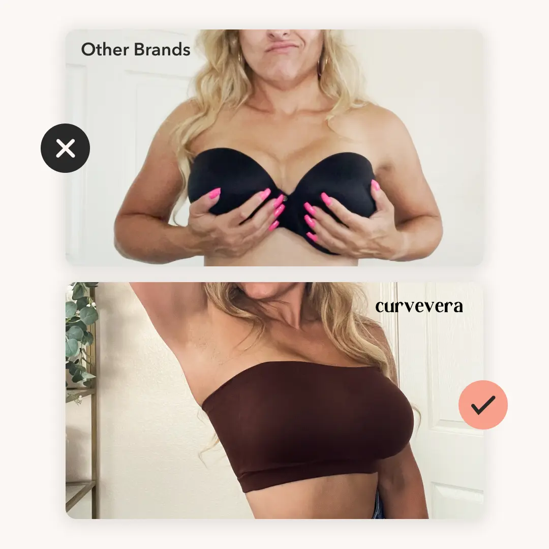 Strapless Convertible Bra Wireless Comfort Removable Straps