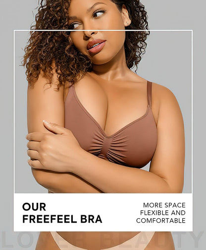 Women's Full Coverage Non-Padded Wireless Sculpt Bra