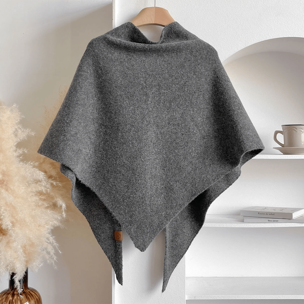 Women's Solid Color Scarf Casual Soft Comfortable Shawl for Daily Wear